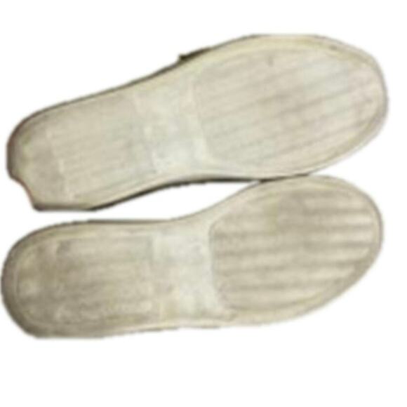 Metallic Gold Leather Velcro Sneakers Kenneth Cole New York Size 6 - Picture 9 of 9